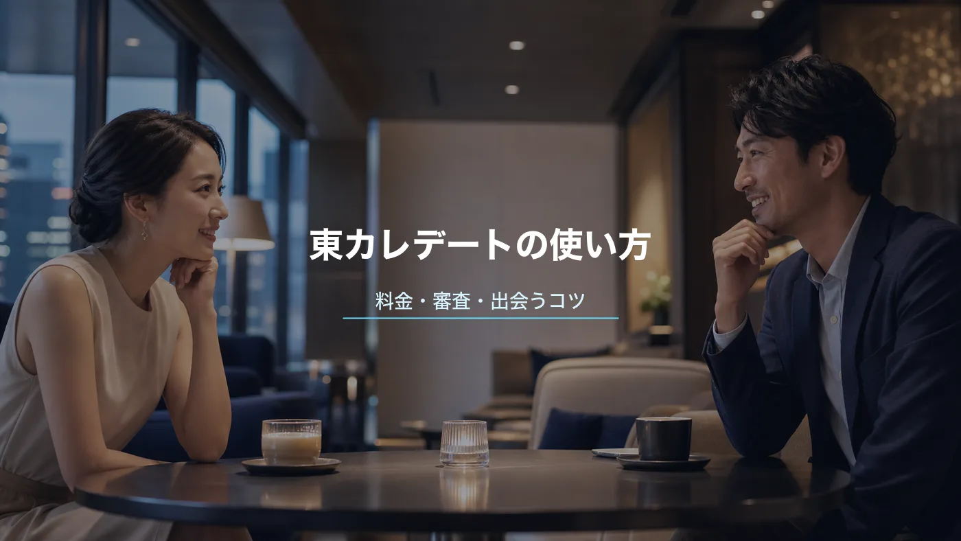 東カレデートの使い方・料金・審査|登録から出会うコツまで解説のサムネイル